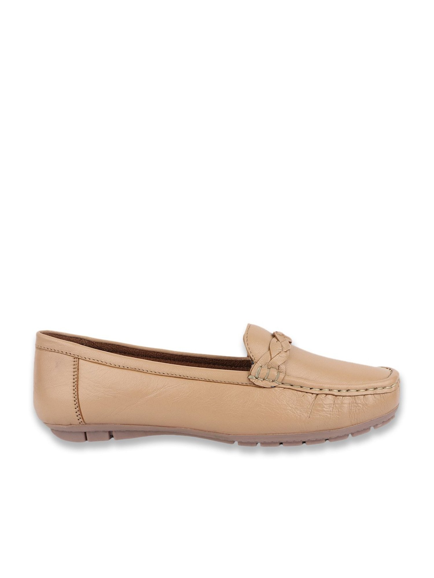 MediFeet Women's Beige Casual Loafers