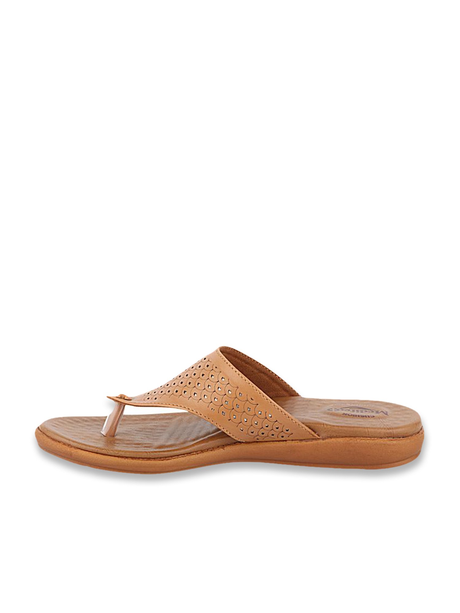 MediFeet Women's Beige Thong Sandals
