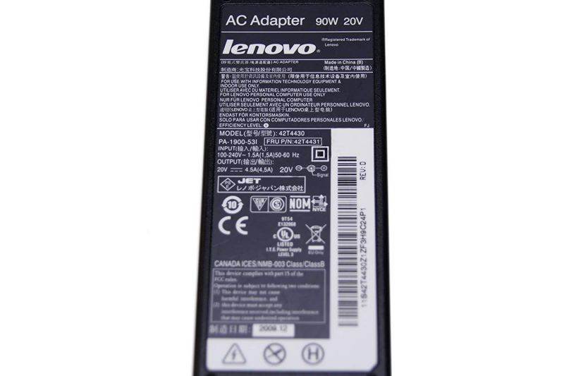 Lenovo ThinkPad 90W AC Adapter - power adapter - 90 Watt ( 40Y7659 )
