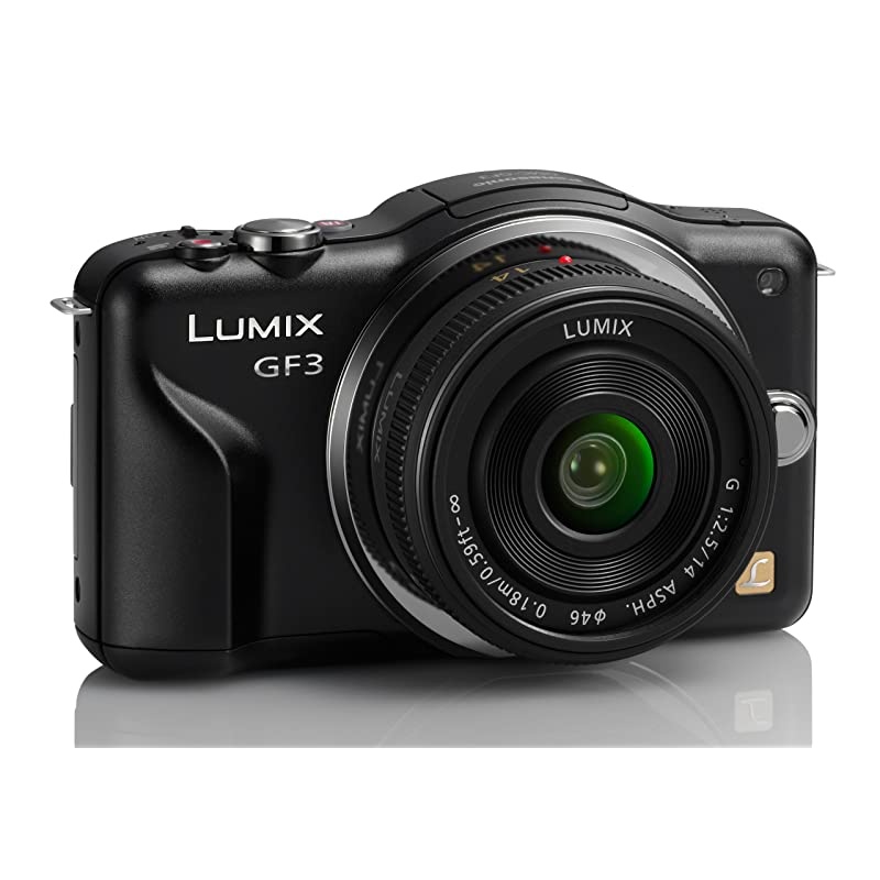 Lumix DMC-GF3CK Kit 12.1 MP Digital Camera with 14mm Pancake Lens