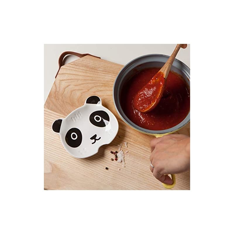 Stoneware Spoon Rest, Poppy Panda