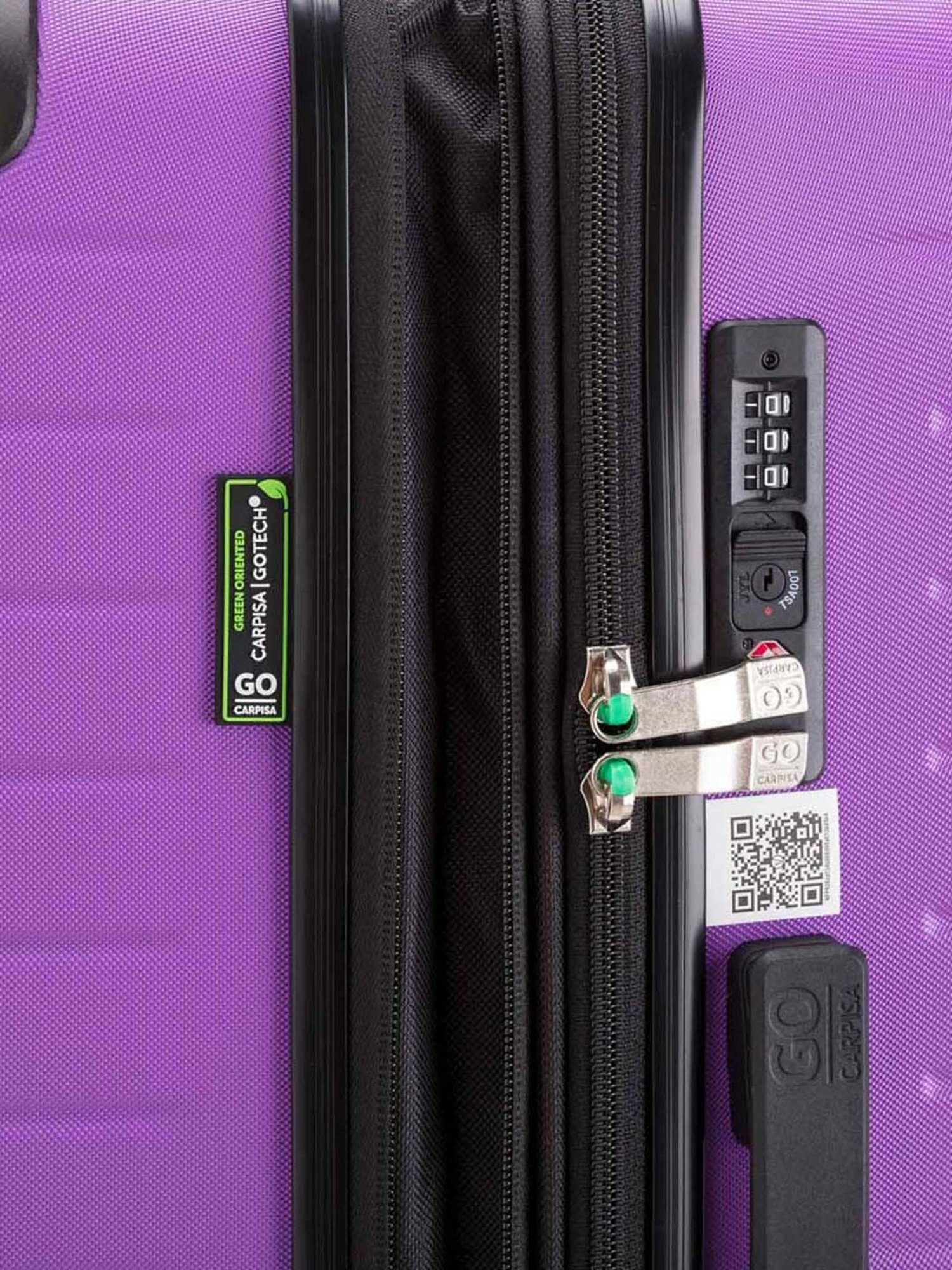 CARPISA 4 Wheel Violet Medium Hard Cabin Trolley - 42 cm