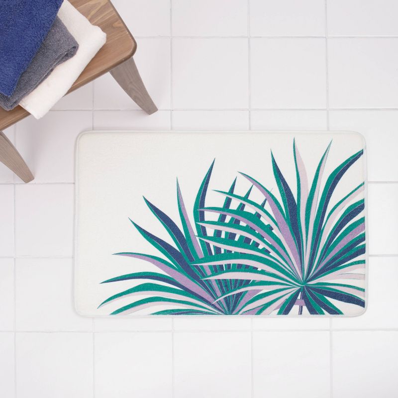 Oversize Palm Bath Rug - Allure Home Creations