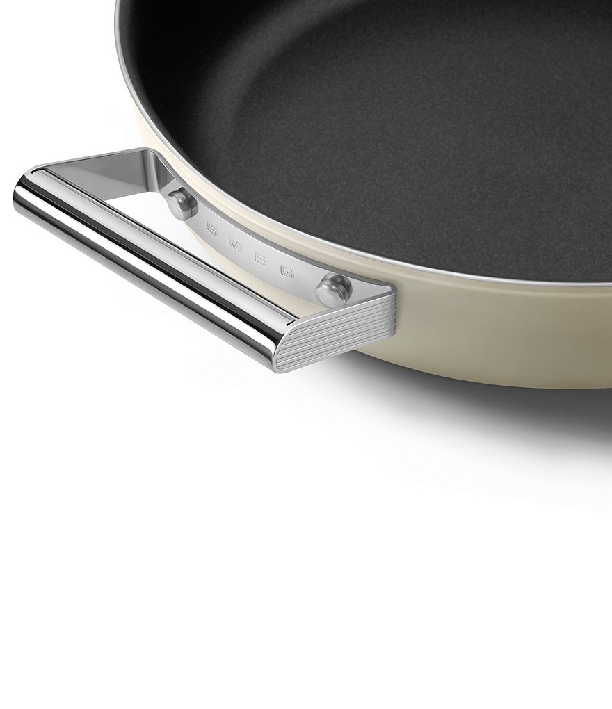 Smeg 50's Retro Style Nonstick 4-Quart Covered Saute and Brasier Pan