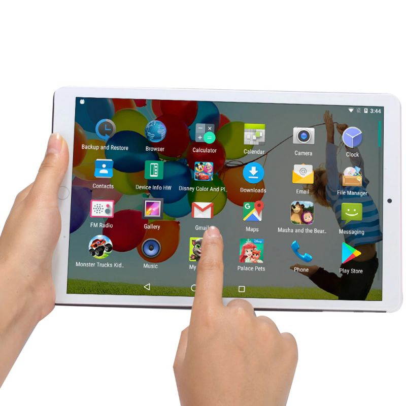 10.1'' Tablet PC 10 Core Processor IPS Screen 1960*1080 Resolution 10GB + 256GB Memory Android 10 Dual Cameras Dual SIM Card 3G Phone Calls Metal body