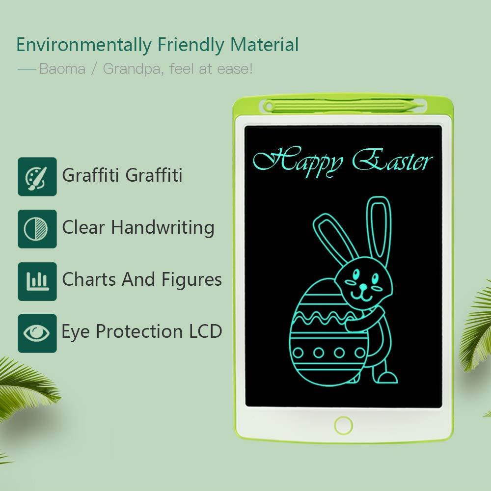 LCD Writing Tablet, 10 Inch Digital Electronic Graphics Tablet Ewriter with Memory Lock Mini Board Handwriting Pad Suitable for Kids and Adults for Home, School and Office