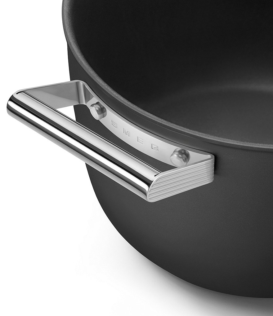 Smeg 50s Retro Style Nonstick 8-Quart Casserole w/Lid