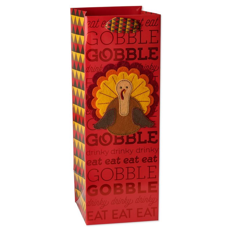Gobble Beverage Thanksgiving Gift Bag - PAPYRUS