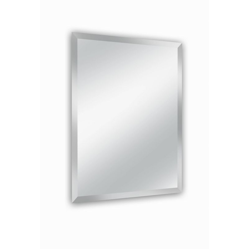 28" X 34" Madison Frameless Decorative Beveled Glass Wall Mirror - Alpine Art and Mirror