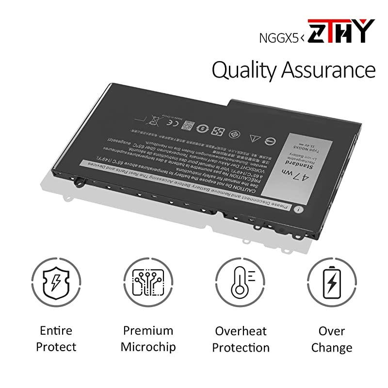 NGGX5 Laptop Battery for Dell Latitude E5270 E5470 E5570 P48F001 Precision M3510 Series Notebook JY8D6 954DF 0JY8D6 451BBUM 451BBUJ RDRH9 114V 47Wh 3Cell