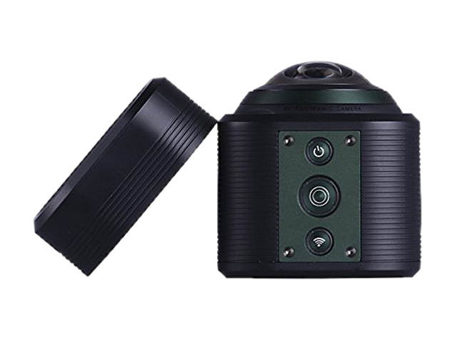 Camorama 360-Degree Panoramic 4K Ultra-HD Action Sports Camera, Built-in 128 GB Samsung eMMC Sony IMX 377 Sensor, Ambarella S28EE Processor