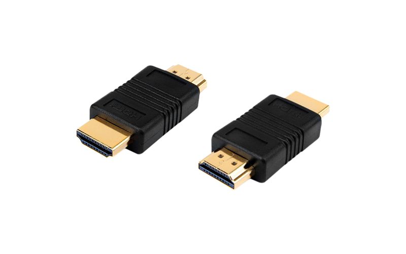 4XEM HDMI A Male To HDMI A Male Adapter - 1 x HDMI (Type A) Male Digital Audio/Video - 1 x HDMI (Type A) Male Digital Audio/Video - Gold Connector