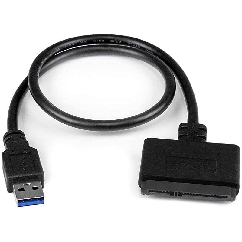 com SATA to USB Cable USB 30 to 25 SATA III Hard Drive Adapter External Converter for SSDHDD Data Transfer USB3S2SAT3CB