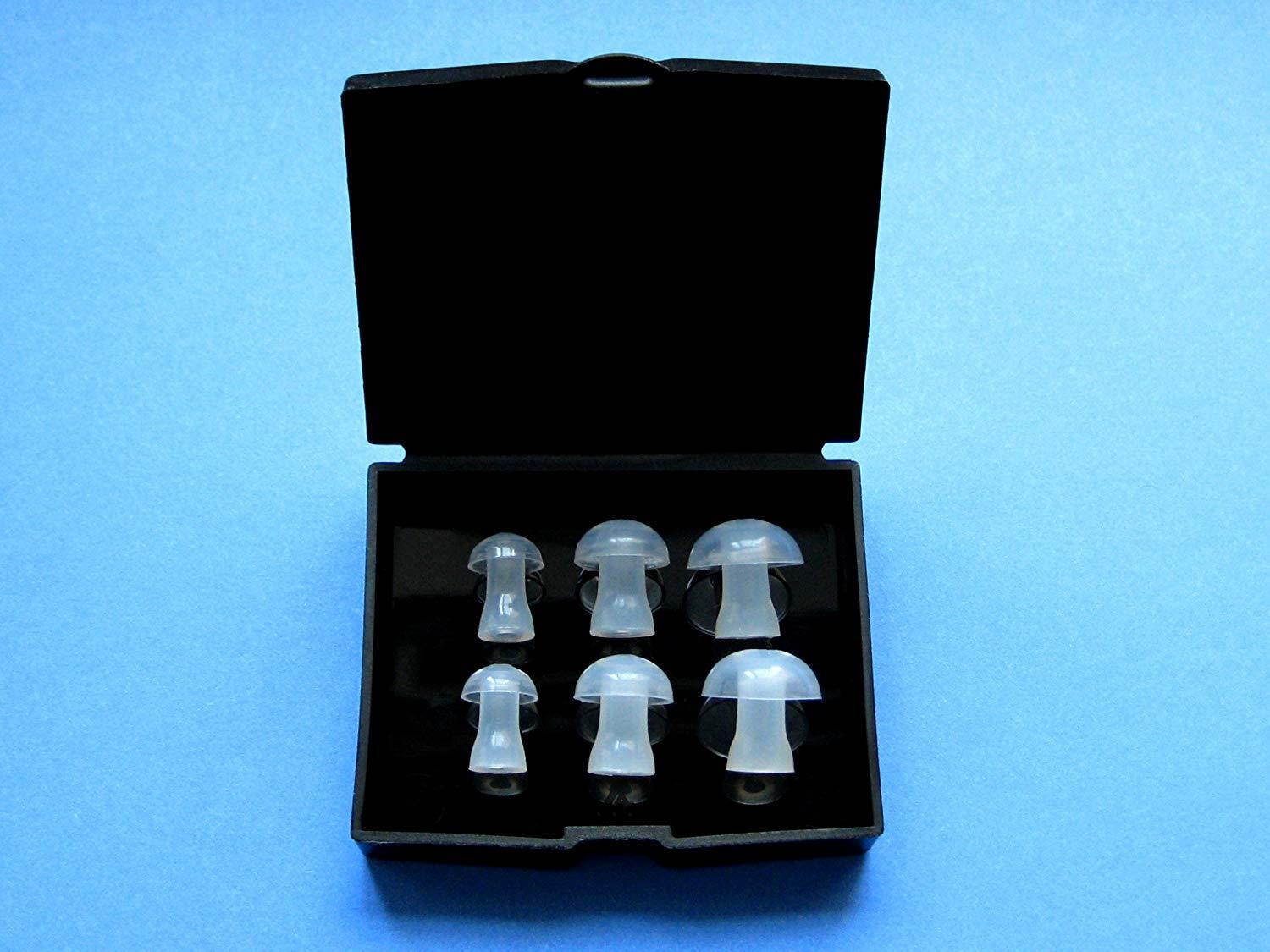 6 pcs S/M/L Soft Replacement Mushroom Domes Eartips Earbuds for Shure SE Series: SE110 SE115 SE210 SE315 SE420 SE425 SE530 PTH SE535 and Shure E3c E4c E4G E5c I3C i4c SCL3 SCL4 SCL5 In Ear Earphones