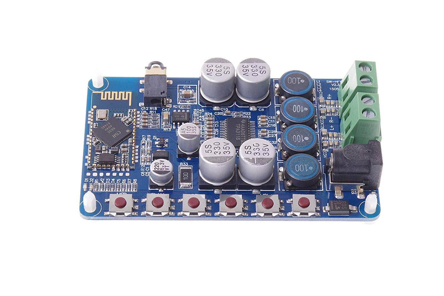 SMAKN&reg; TPA3116 Bluetooth 4.0 Receiver Stereo Power Amplifier Board 2X50W