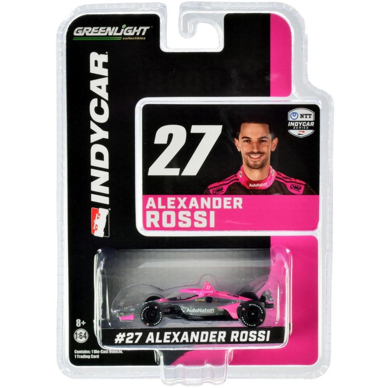 Dallara IndyCar #27 Alexander Rossi "AutoNation" Andretti Autosport "NTT IndyCar Series" (2020) 1/64 Diecast Model Car by Greenlight