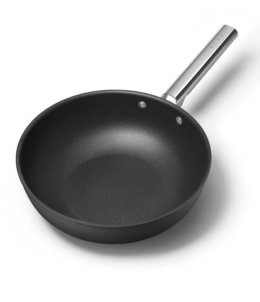 Smeg 50s Retro Style Nonstick 12#double; Wok Pan
