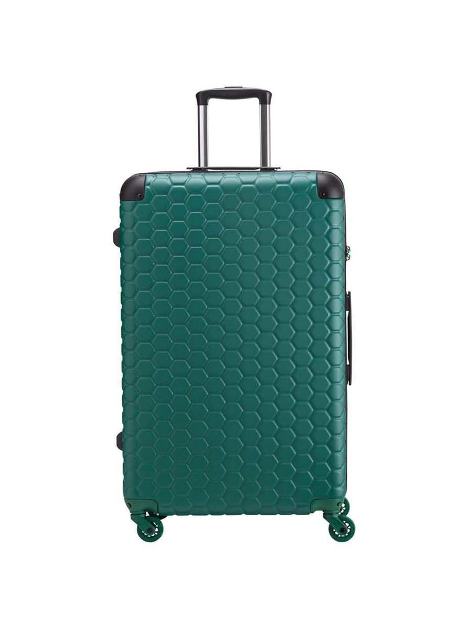 CARPISA 4 Wheel Green Large Hard Cabin Trolley - 47 cm