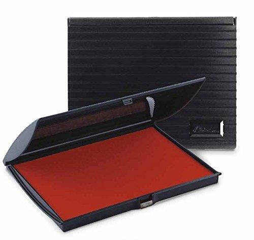 Infusion 5" x 7" Large Stamp Ink Pad for Rubber Stamps, Your Go To Large Stamp Ink Pad for Bright Color, Even Coverage and Durability, Red Stamp Pad