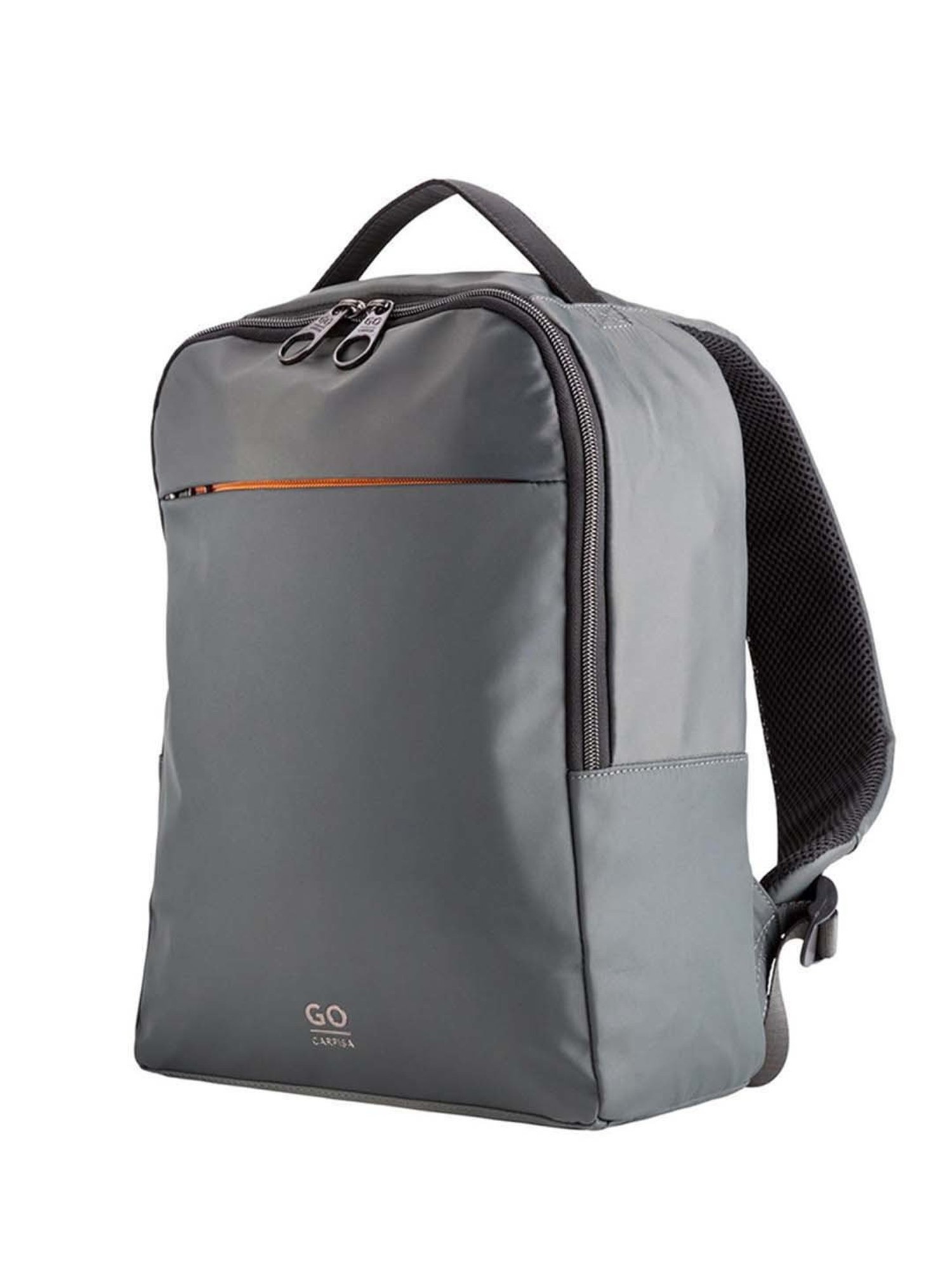 Carpisa Grey Landon GO Medium Laptop Backpack