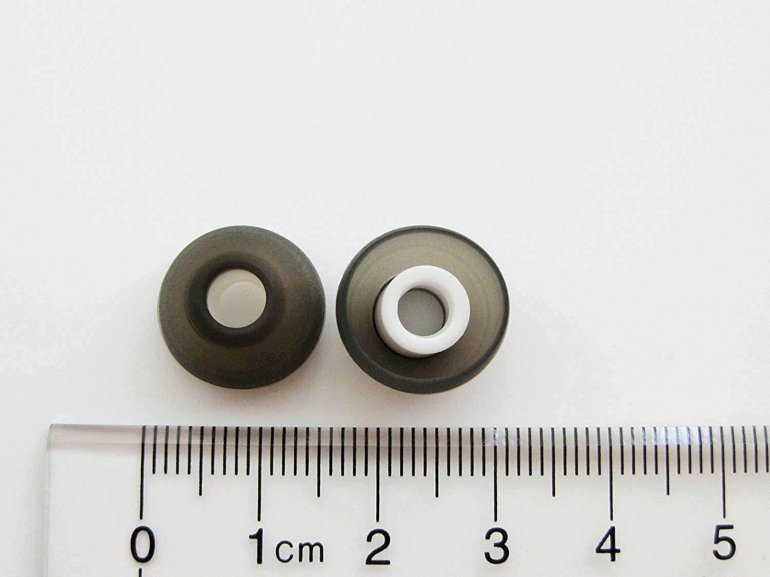 8 Large (L) Ergonomical Comfort Replacement Set Earbuds Eartips for Sennheiser IE Series, CX Series, CXC Series, CXL Series, OCX Series, and MM Series In Ear Earphone Headsets