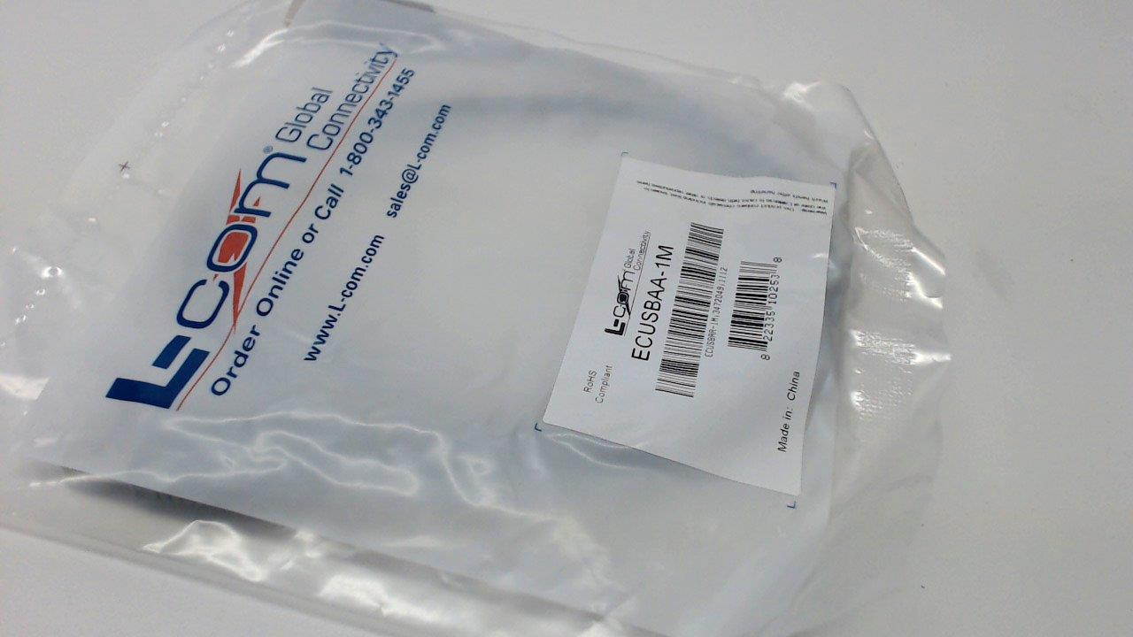 L-Com Ecusbaa-1M Deluxe USB Cable Type A-A 1 Meter Ecusbaa-1M