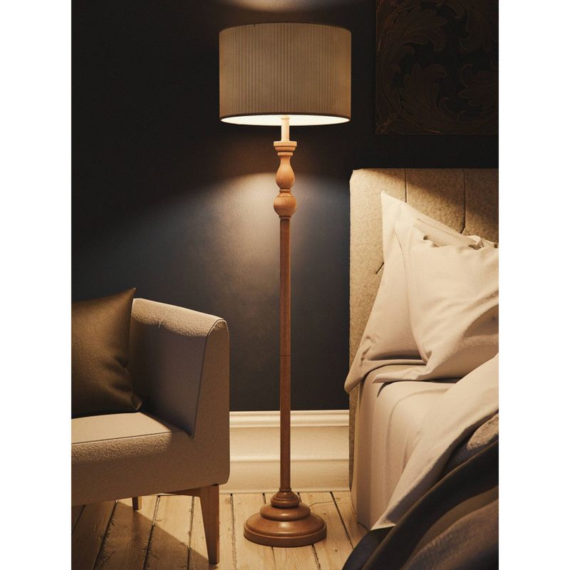 3-way Bennett Floor Lamp Toasted Almond Finish - Kenroy Home