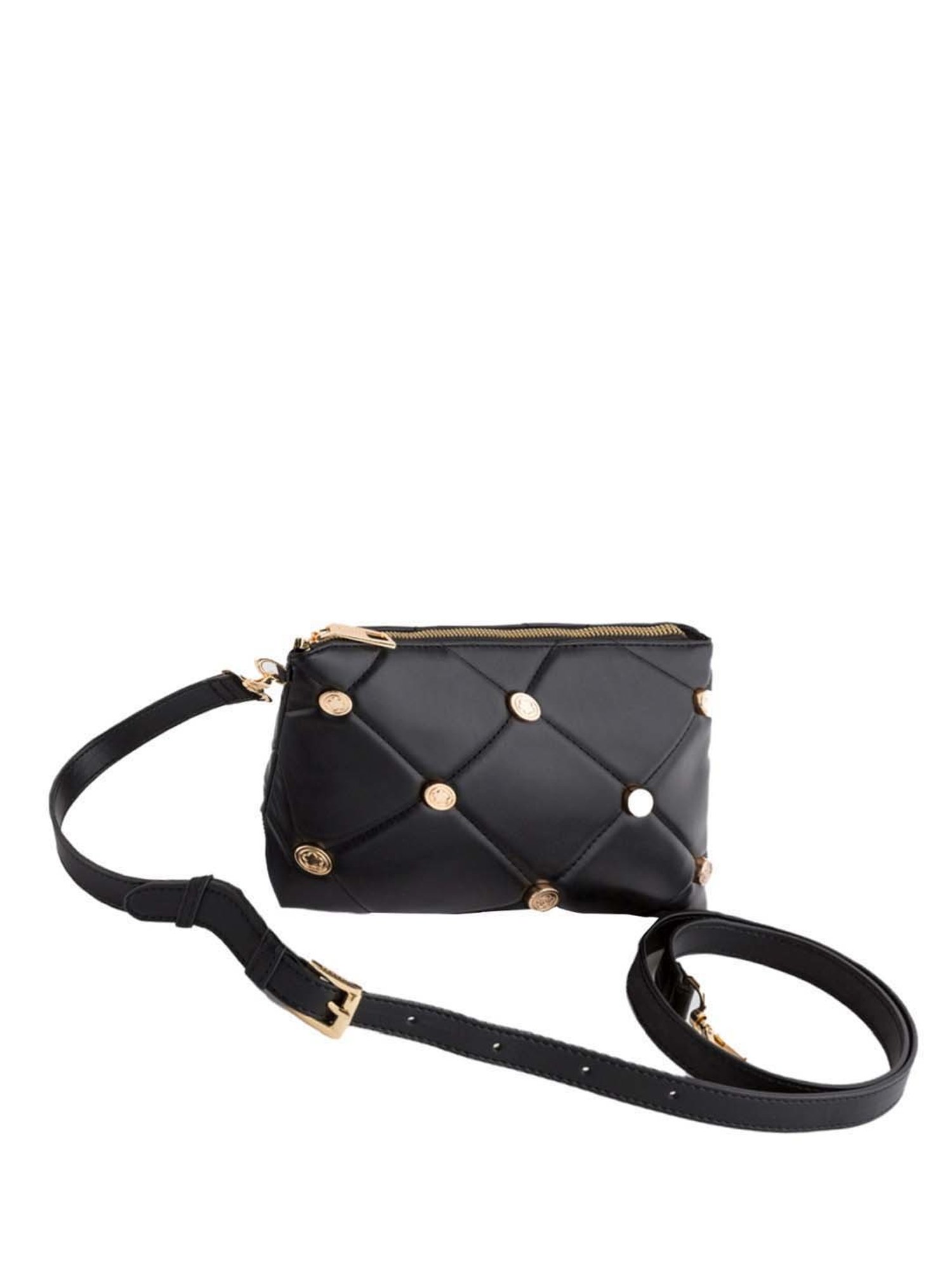 Carpisa Black Peonia Medium Cross Body Bag