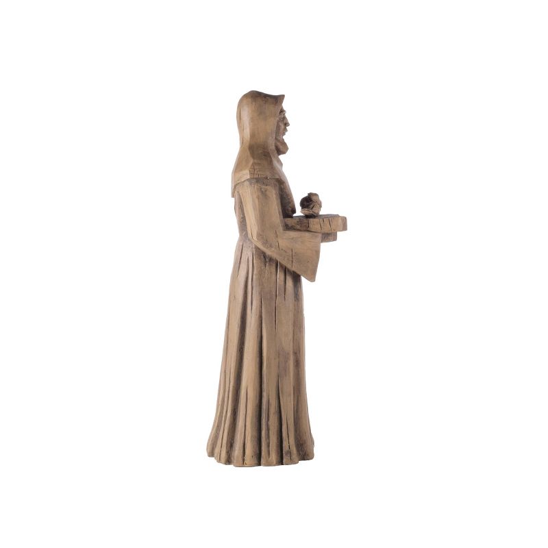 36&#34; Indoor/Outdoor Resin St. Francis Garden Statue Brown - Alfresco Home LLC