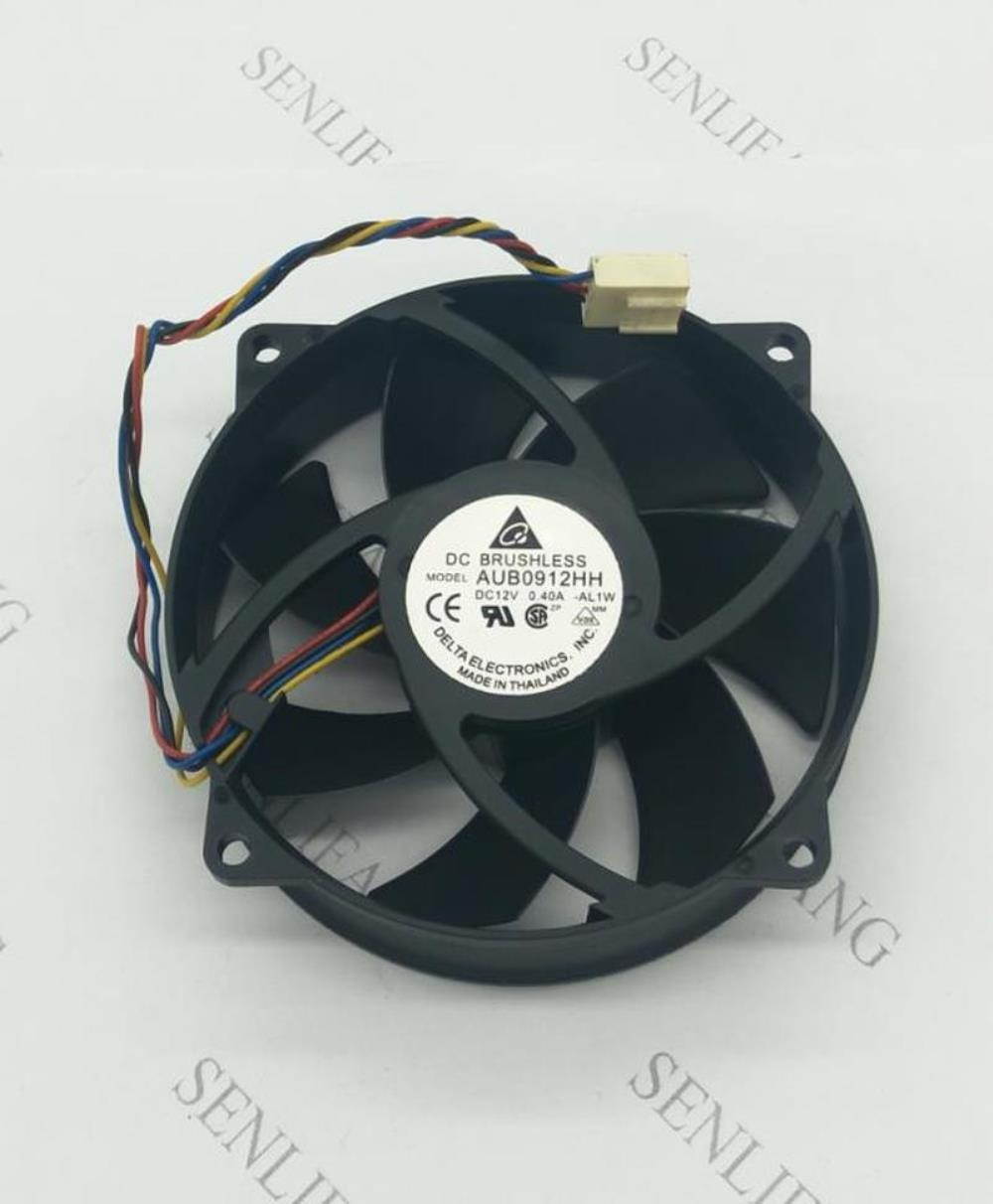AUB0912HH DC 12V 0.40A 9cm round DIY air purifier fan