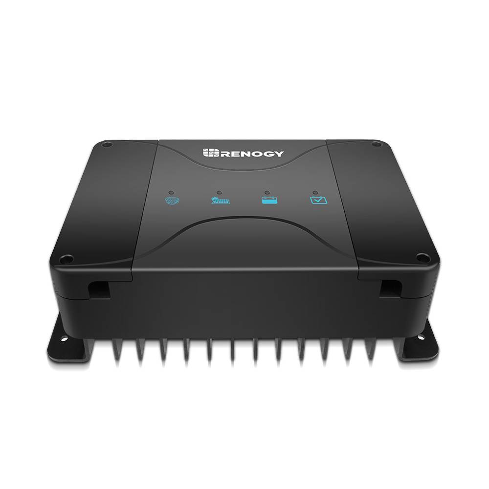 Renogy 12V 30A Dual Input DC-DC On-Board Battery Charger with MPPT for Flooded, Gel, AGM, and Lithium Batteries Using Multi-Stage Charging