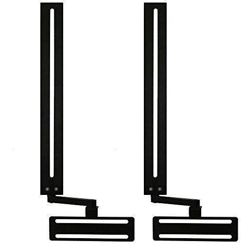 soundbar speaker mount with depth adjustments for tv wall mount brackets
