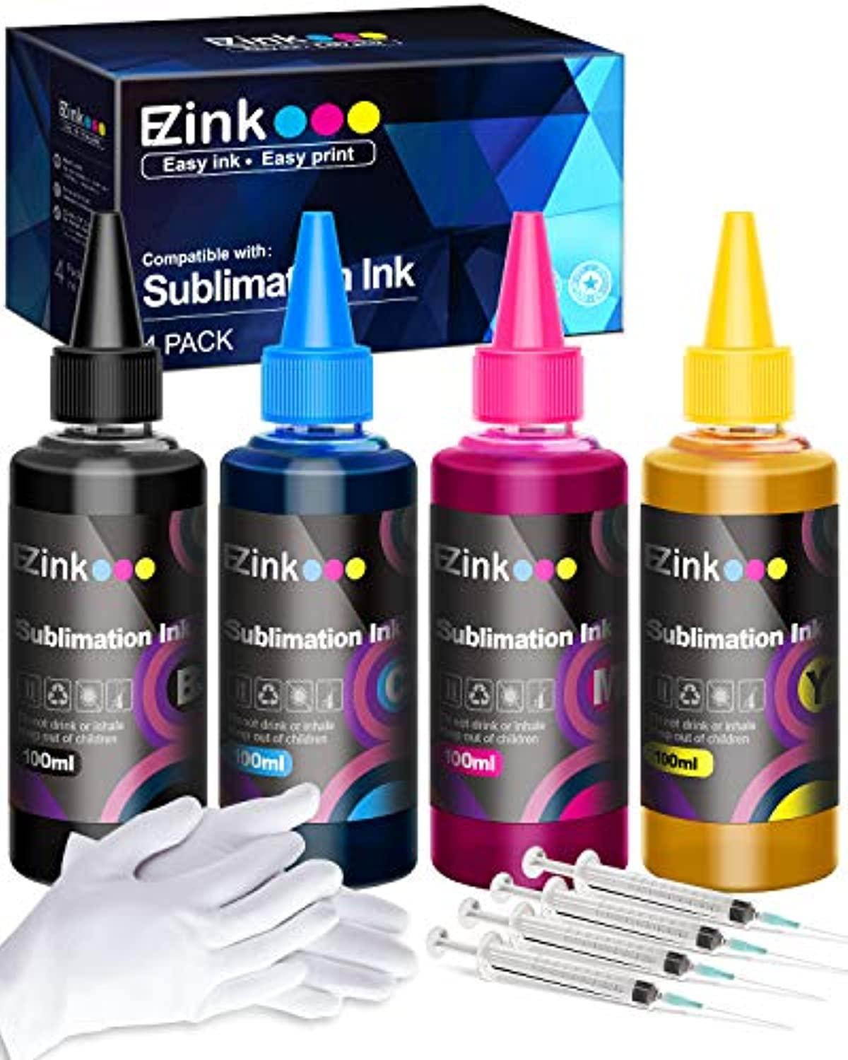 e-z ink (tm) 400ml sublimation ink refill for epson c88 c88+ wf7710 et2720 et15000 et2760 et2750 et4700 wf2750 wf3620 inkjet pr