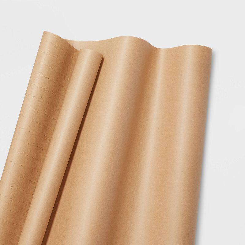 Kraft Paper Christmas Gift Wrap Brown - Wondershop™