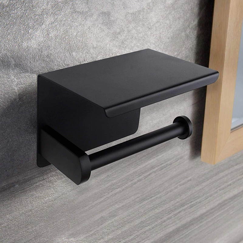 304 Stainless Steel Wall Mounted Tissue Holder Paper Towel Holder Bathroom Toilet Roll Holder