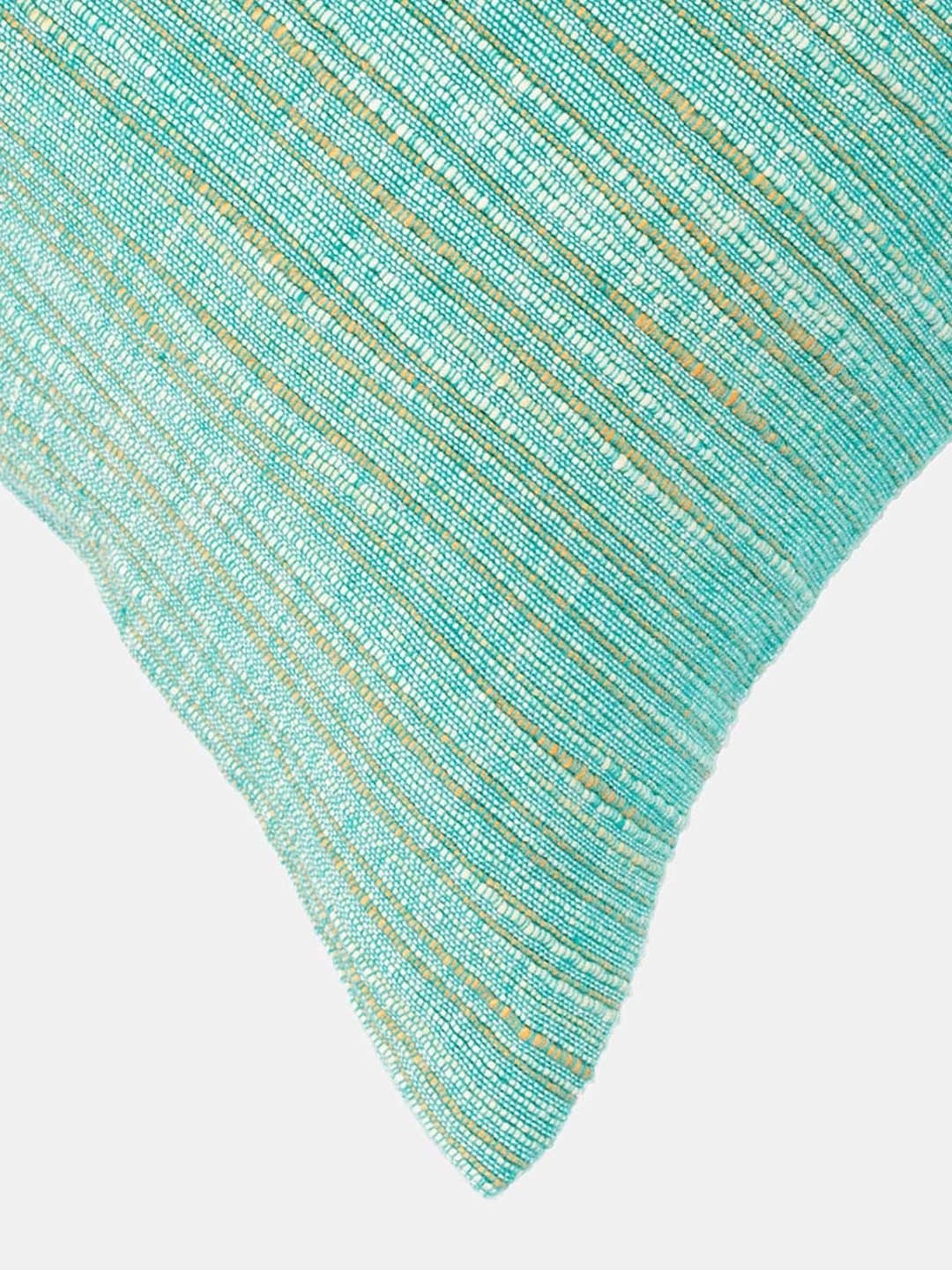 Fabindia Standalone Teal Cotton Haiba Cushion Cover