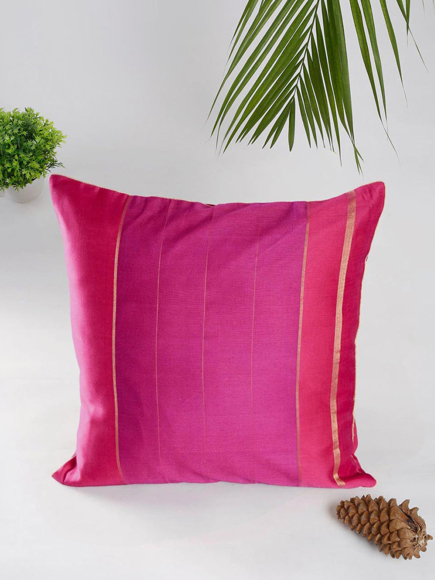 Fabindia Udai Cotton Silk Cushion Cover