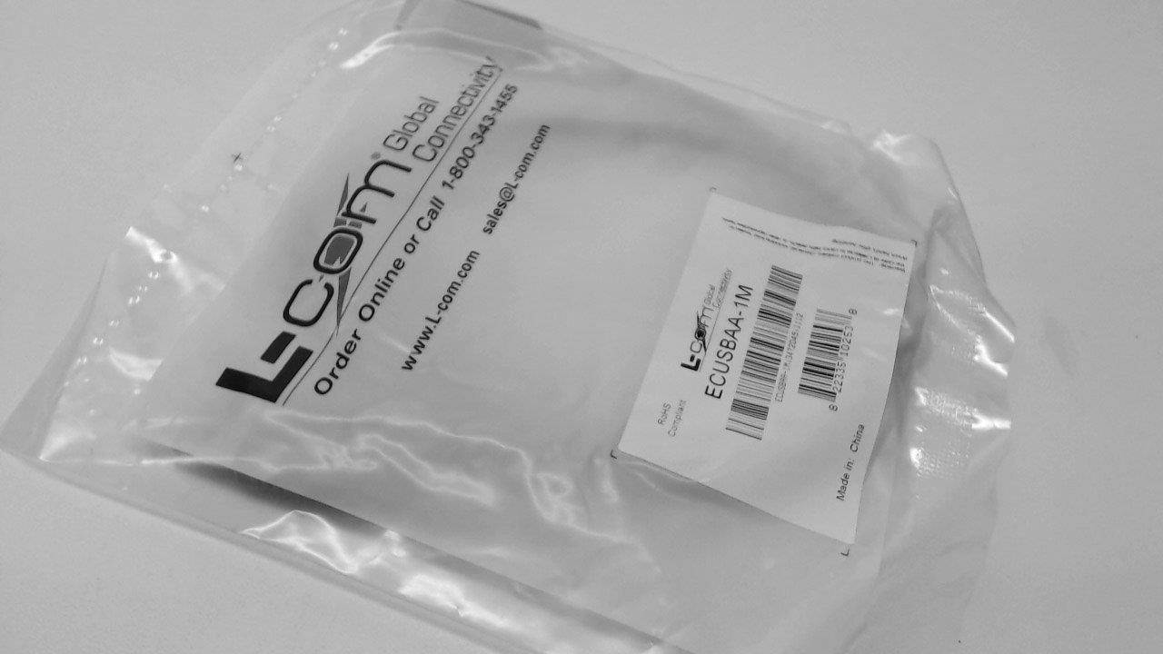 L-Com Ecusbaa-1M Deluxe USB Cable Type A-A 1 Meter Ecusbaa-1M