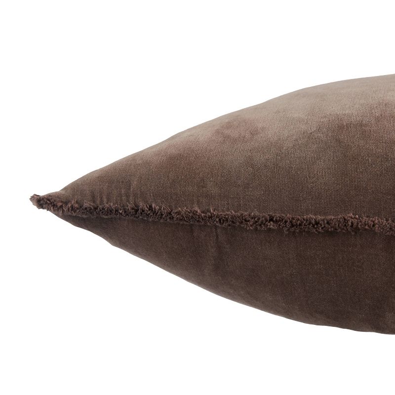 26&#34;x26&#34; Oversized Dapperly Square Throw Pillow Dark Taupe - Jaipur Living