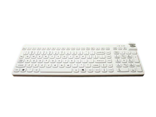 Man & Machine Low Profile Premium Waterproof Disinfectable Keyboard