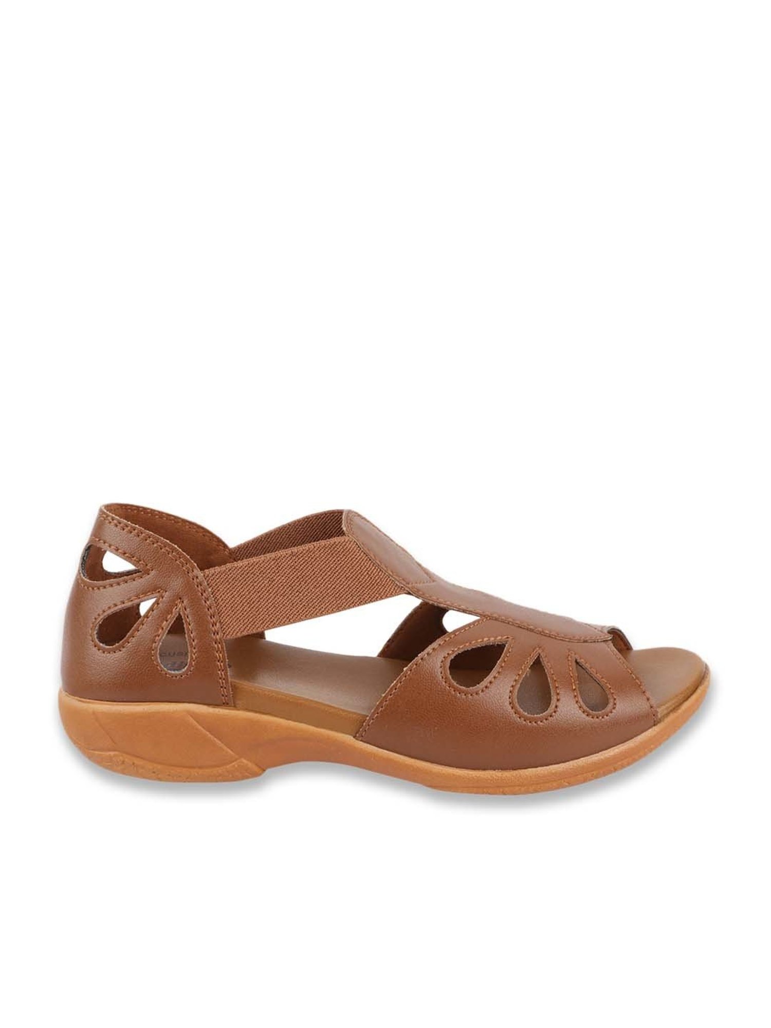 MediFeet Women's Tan Sling Back Sandals