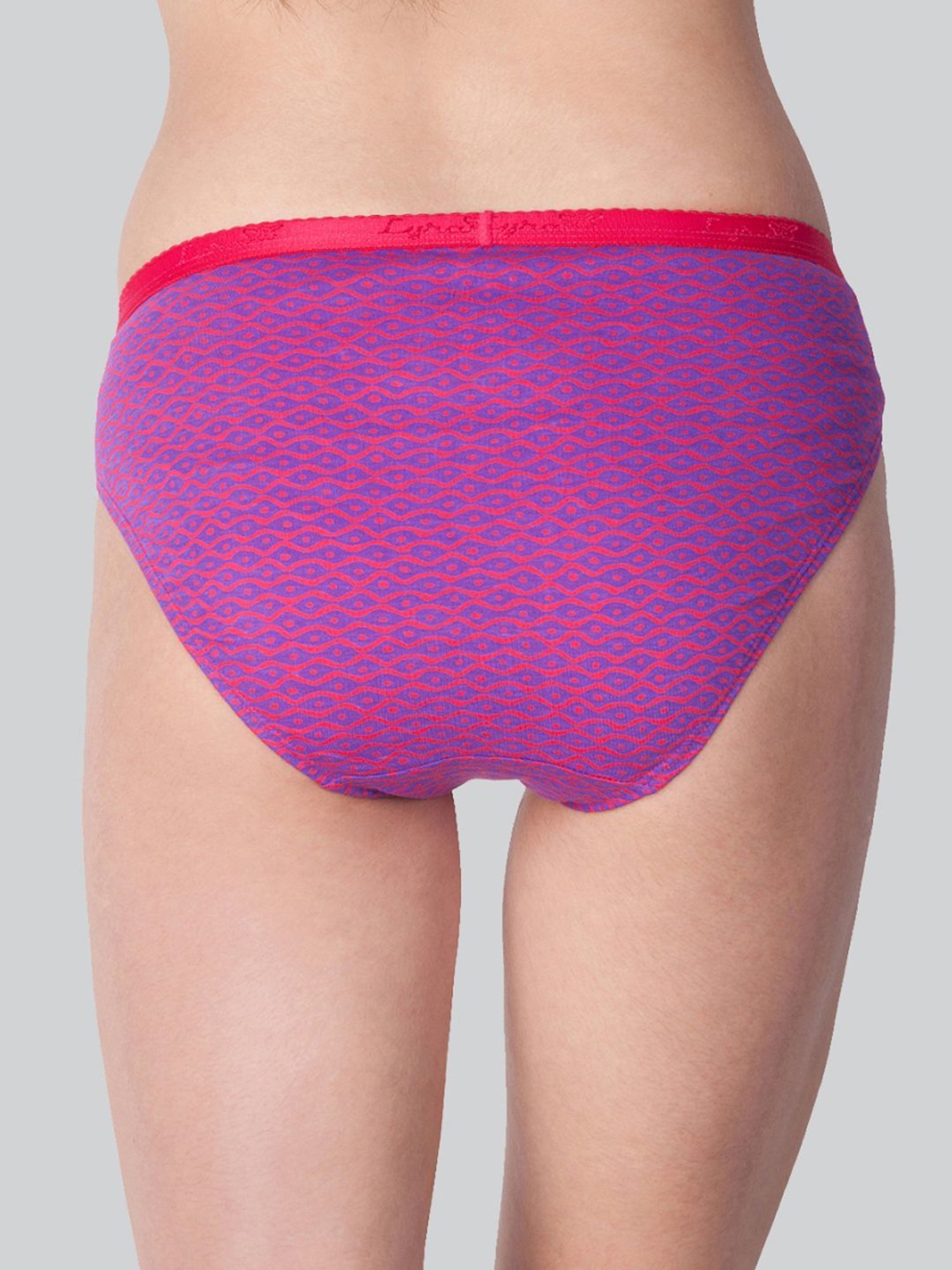 Lyra Assorted Color Cotton Printed Bikini Panties - Pack Of 10