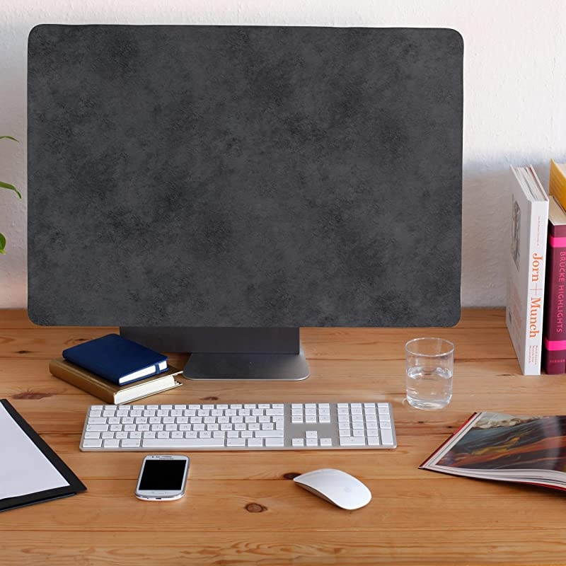 Compatible with iMac 27 inch Dust Cover Release 2020 2019 2017 Models A2115 A1862 A1419 A1312 Retina 5K 4K Computer Monitor Dust Covers Screen Protector, Gray
