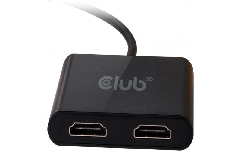 Club 3D USB A to DisplayPort 1.2 Dual Monitor 4K 60Hz - Type A - 2 x DisplayPort, DisplayPort