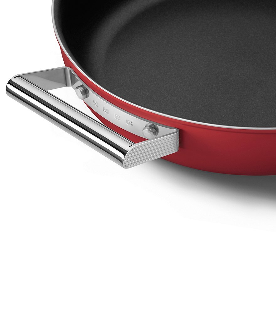Smeg 50's Retro Style Nonstick 4-Quart Covered Saute and Brasier Pan