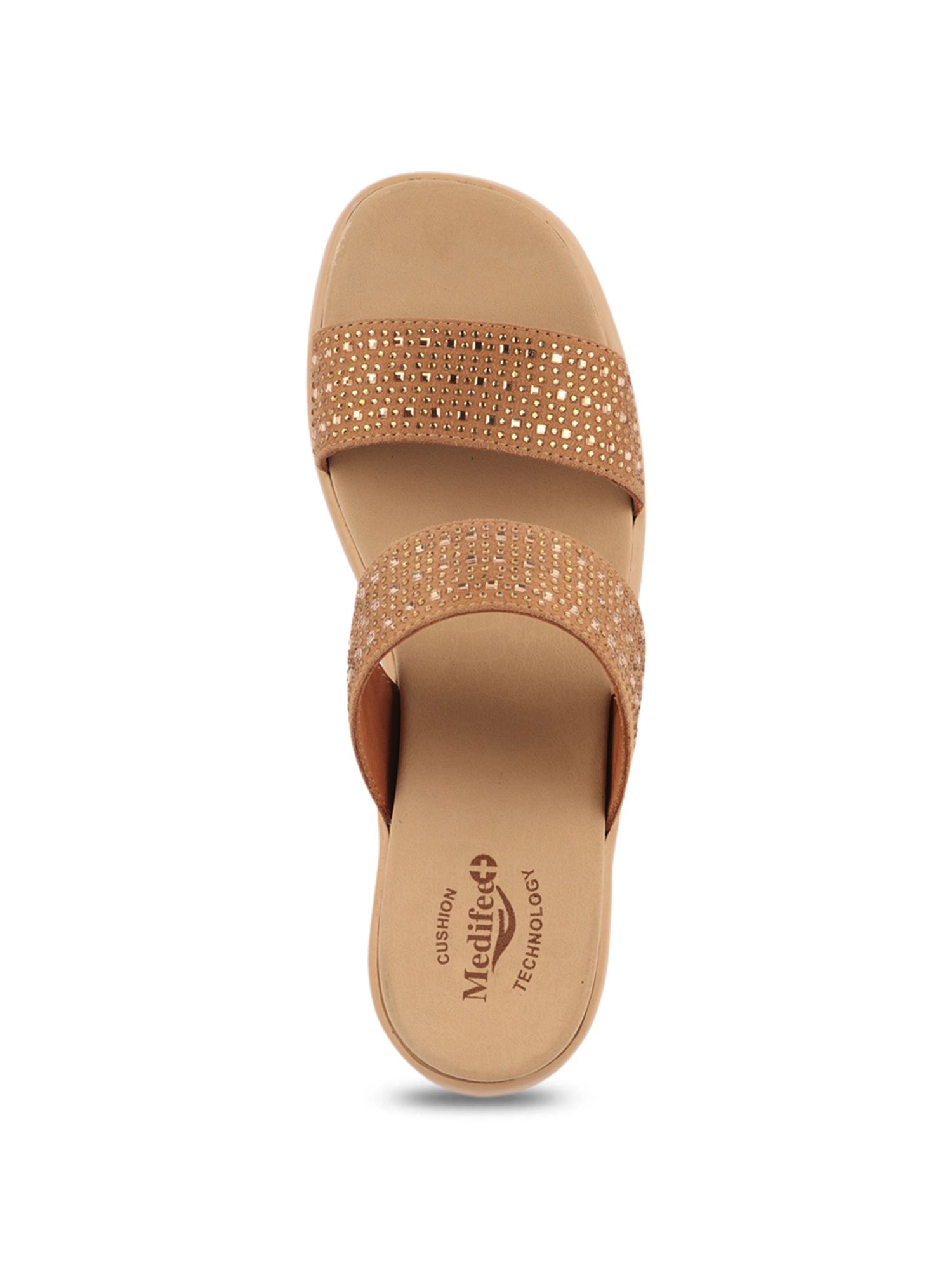 MediFeet Women's Beige Casual Sandals