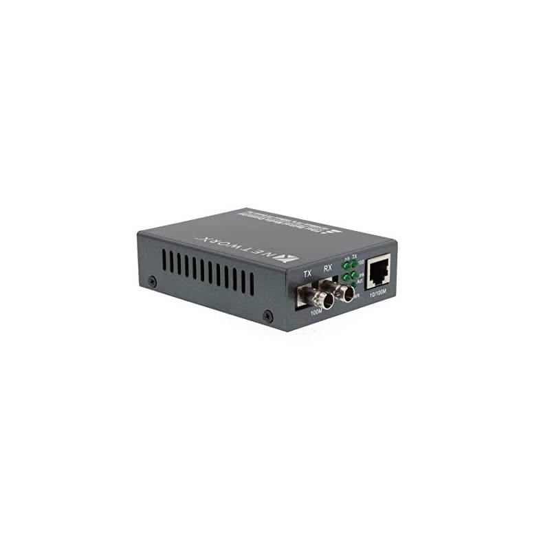 Fiber Media Converter - UTP to 100Base-SX - ST Multimode, 2km, 850nm