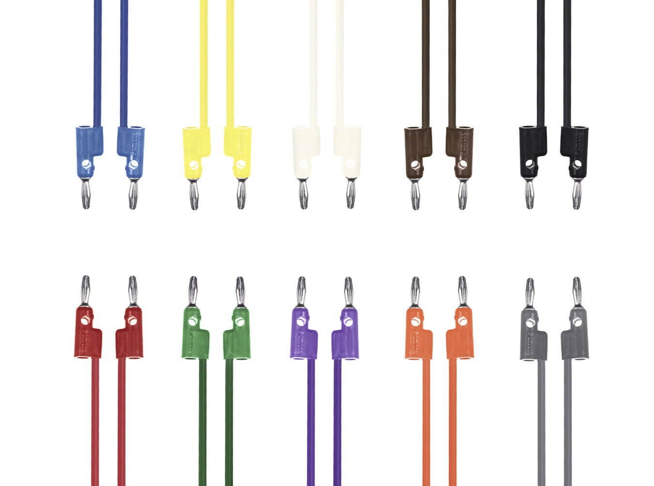 Pomona Electronics 18" Rainbow Banana Cable Bundle NEW - PERFECT CIRCUIT