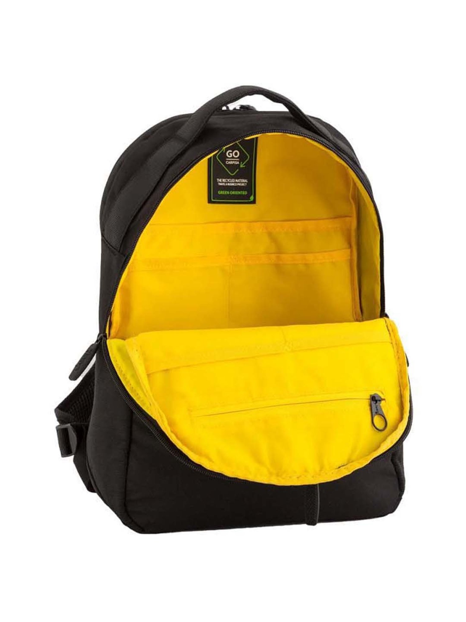 CARPISA Black Large Laptop Backpack