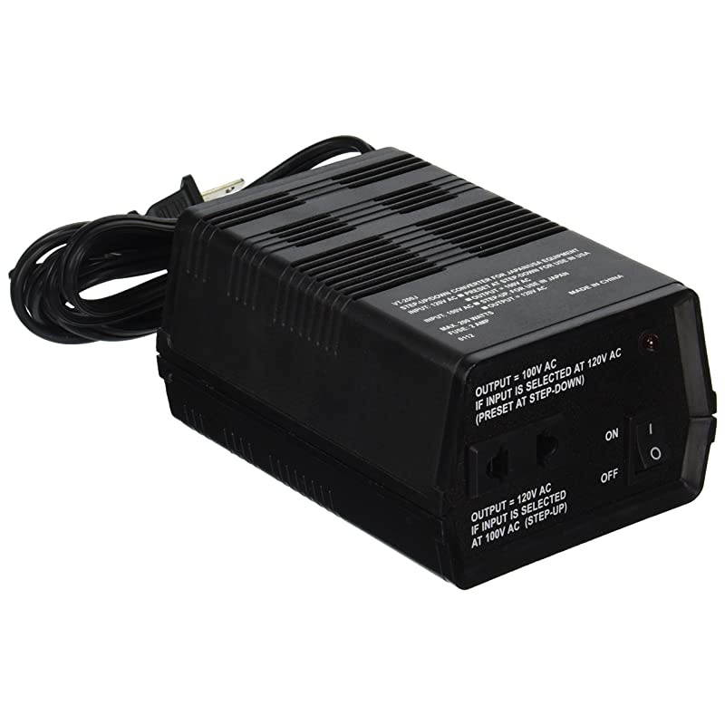 VT200J Japanese Step Up Down Voltage Transformer Converts Japan 100 Volts To 110V OR 110V to 100 Volt 200 WattBlack